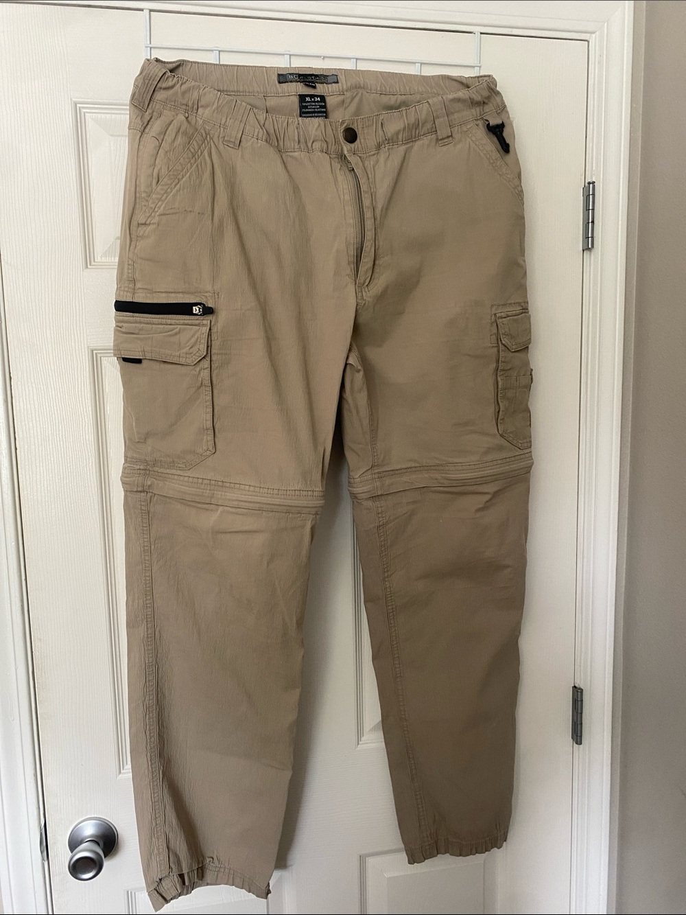 Men's hiking pants /short- Tan Utility Style